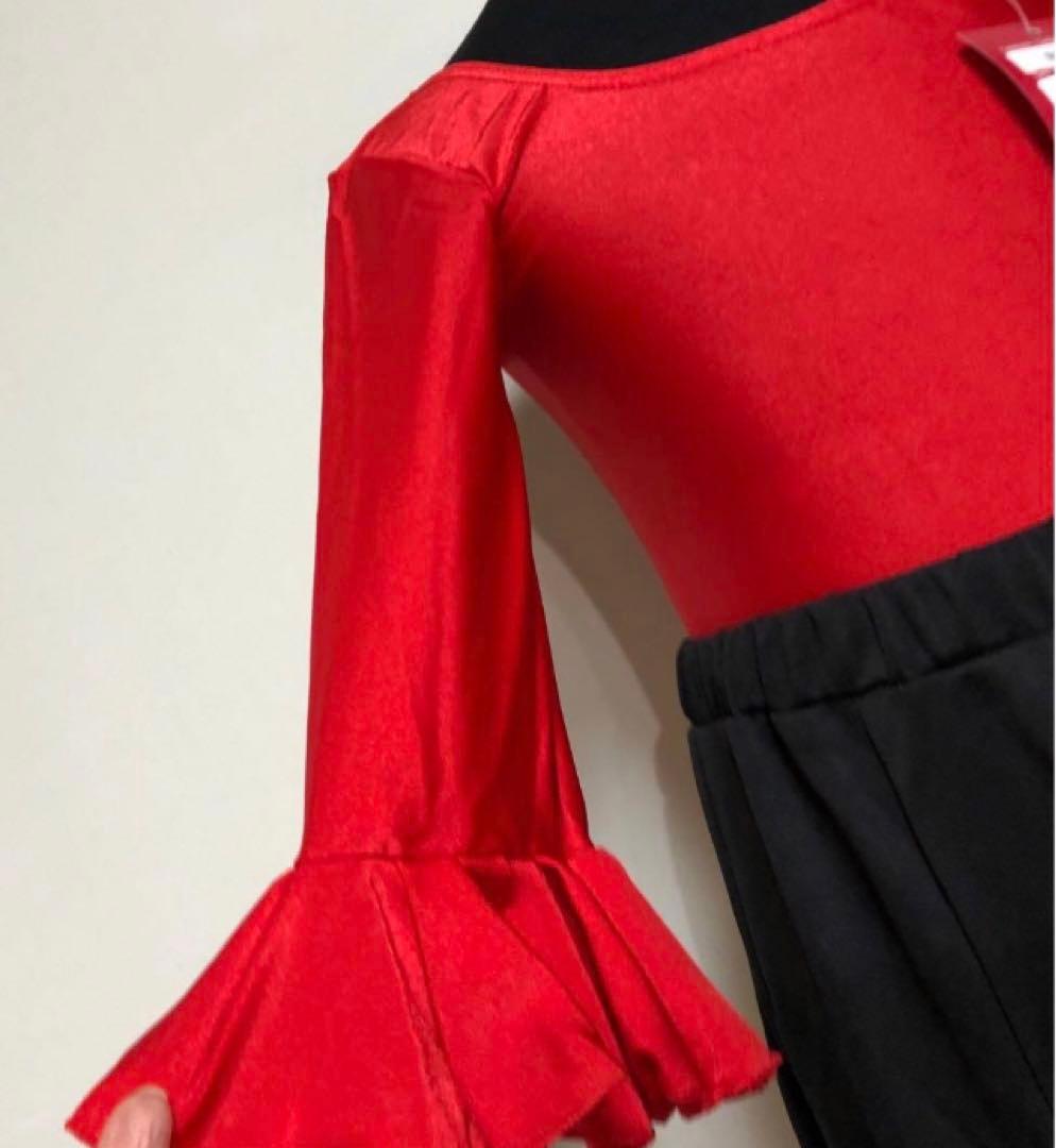 【処分価格】スペイン直輸入★8歳用セットアップ　赤黒ドット