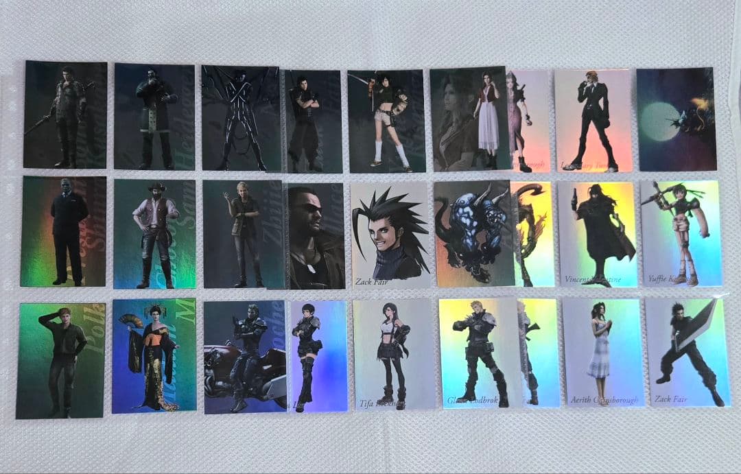 ff7 デジタルカード　プレミアム　サインシークレット４枚セット