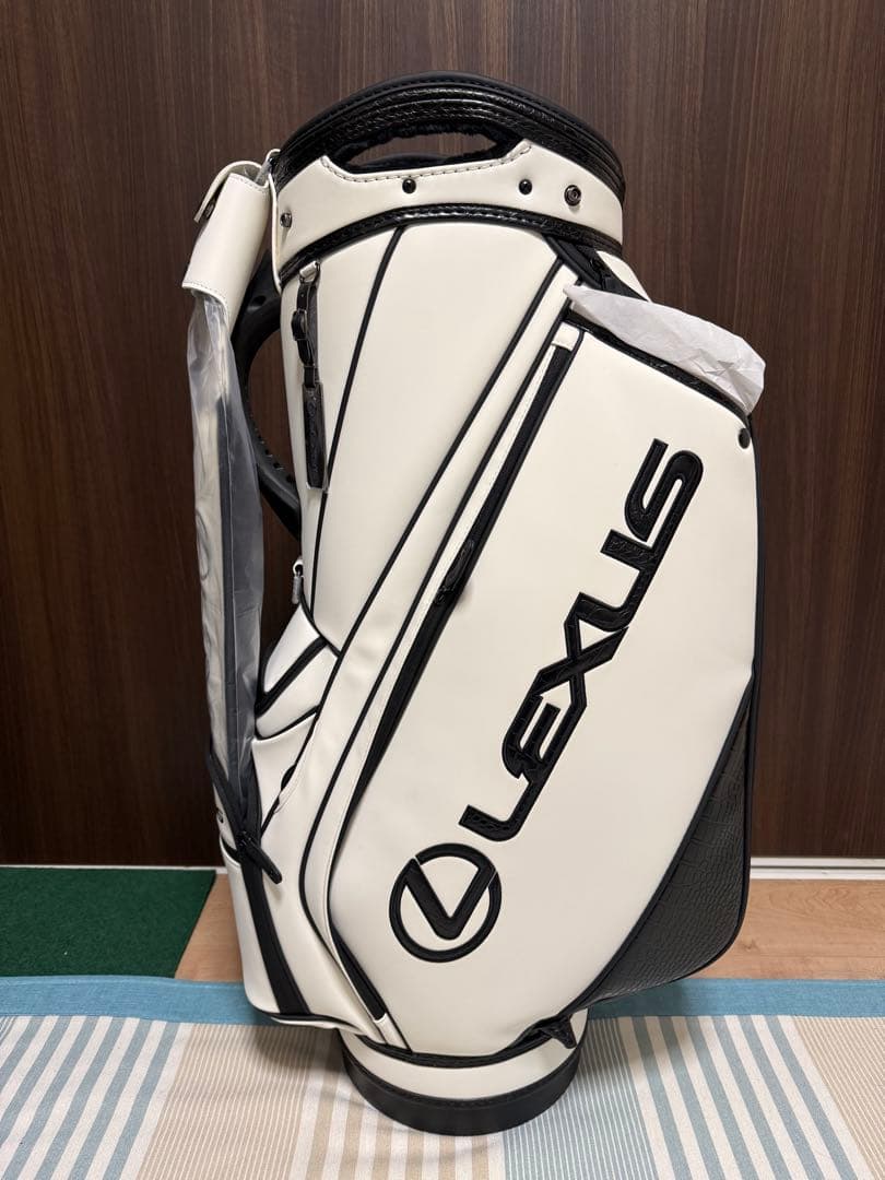 値下げ！LEXUS キャディバッグ ホワイト★新品未使用★