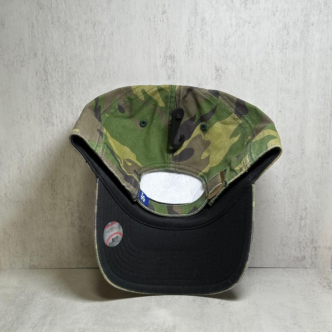 海外限定 47brand ドジャース カモ 迷彩 aespa ジゼル キャップ⑧