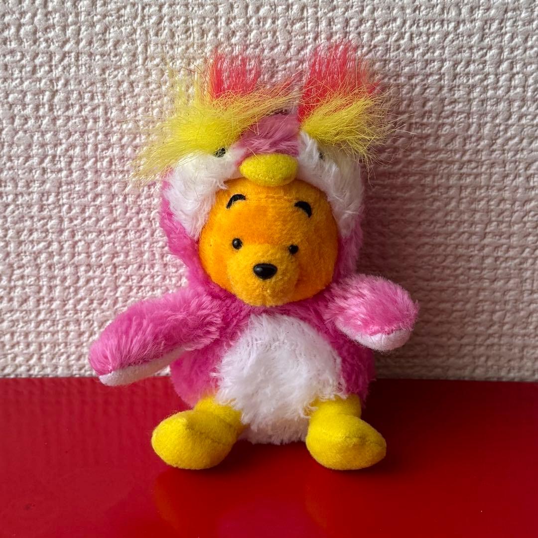 【Disney】プーさん ぬいぐるみ マスコットキーホルダー 6体