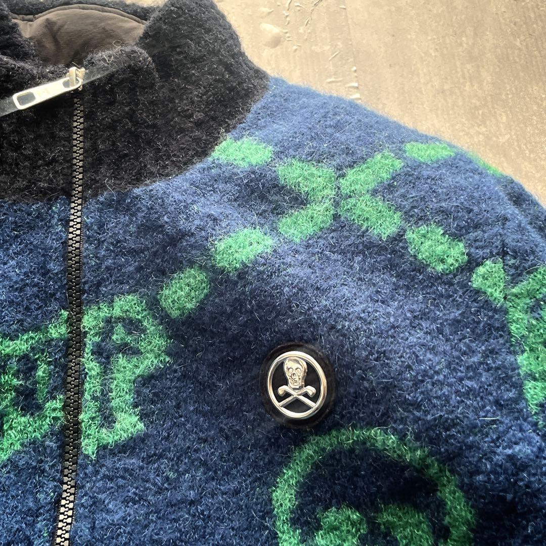 木村拓哉着　希少サイズ50 MARK&LONA 最高級　モヘヤ　スカルジャケット