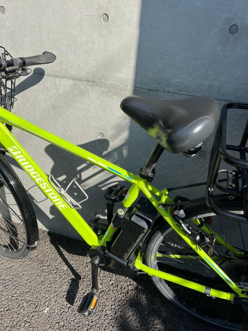 宮城県発ブリヂストンTB1e電動アシスト自転車 カゴ付き