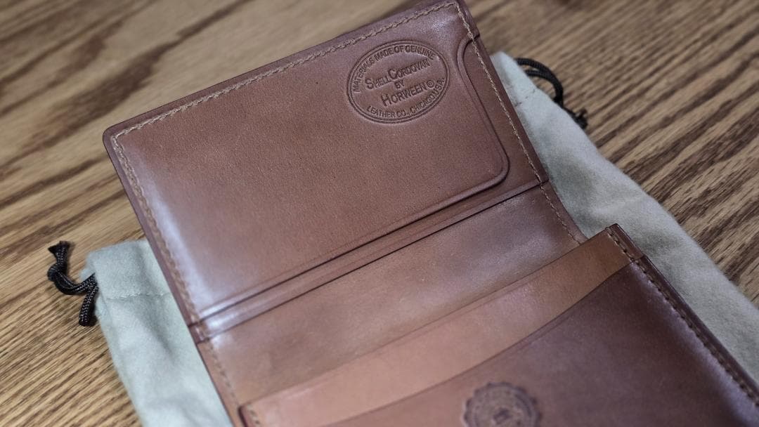 GANZO SHELL CORDOVAN 2 (シェルコードバン2) 名刺入れ