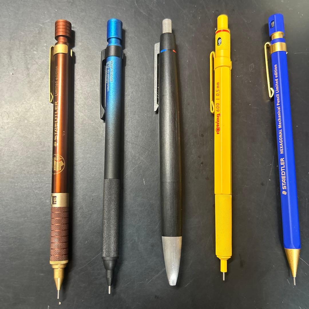 シャーペンまとめ売り ベンディペンケース付き