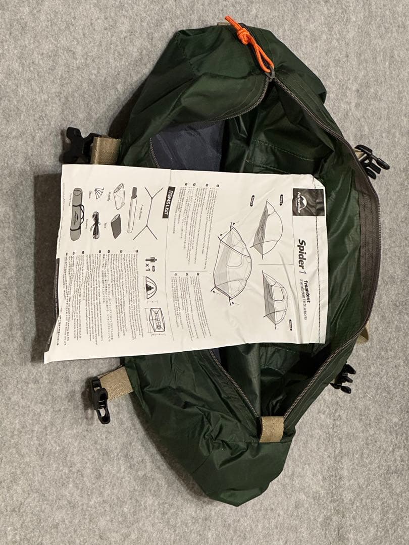 Naturehike spider1 ソロ用テント（未使用）