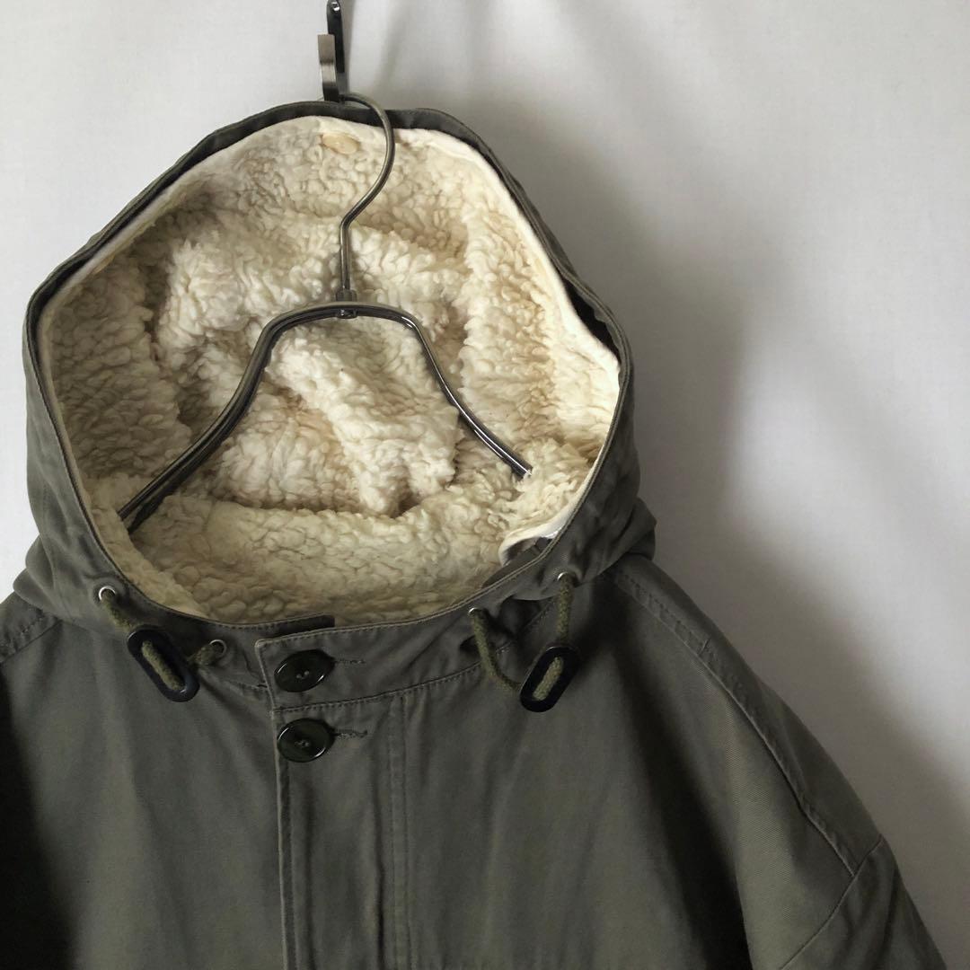 【秋冬】チュニジア製 A.P.C アーペーセー ボアライナー付き モッズコート