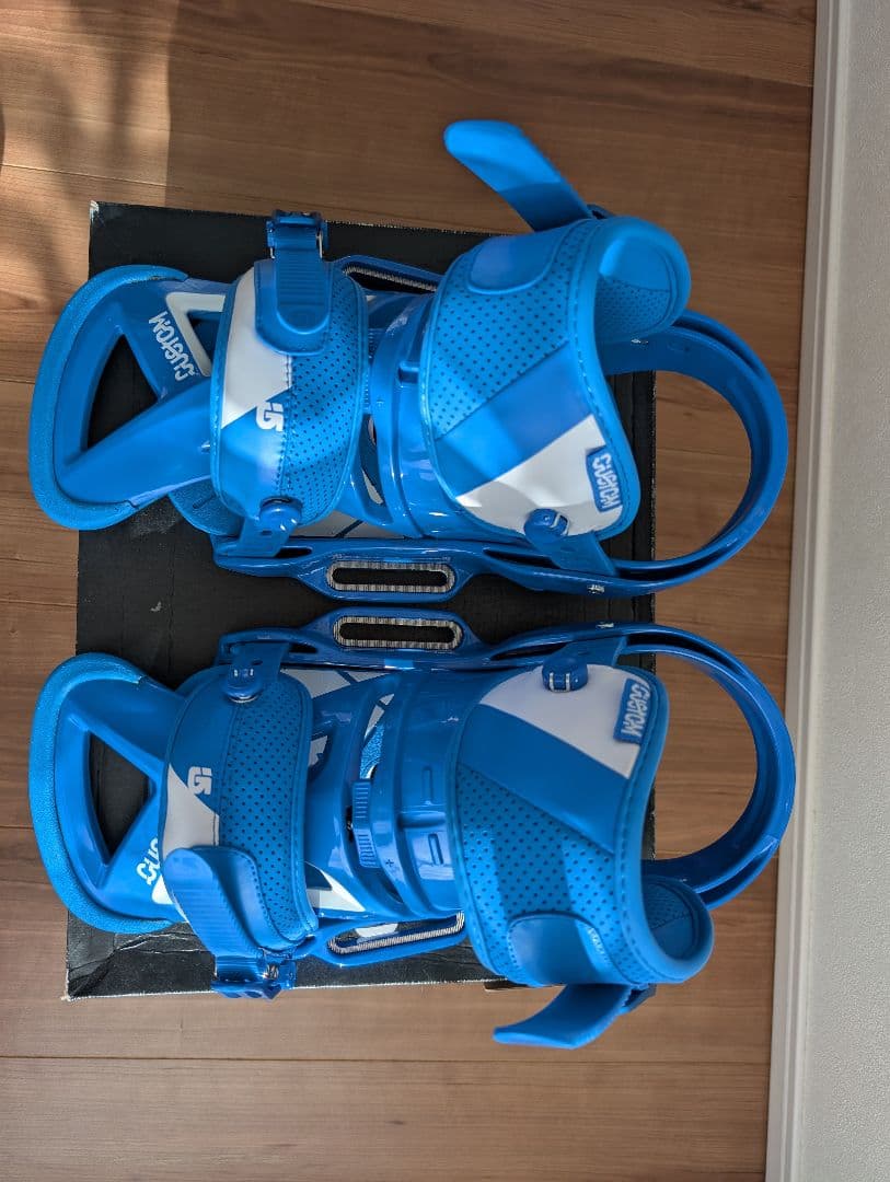 〘未使用品〙BURTON CUSTOM ビンディング ブルー　US/Msize