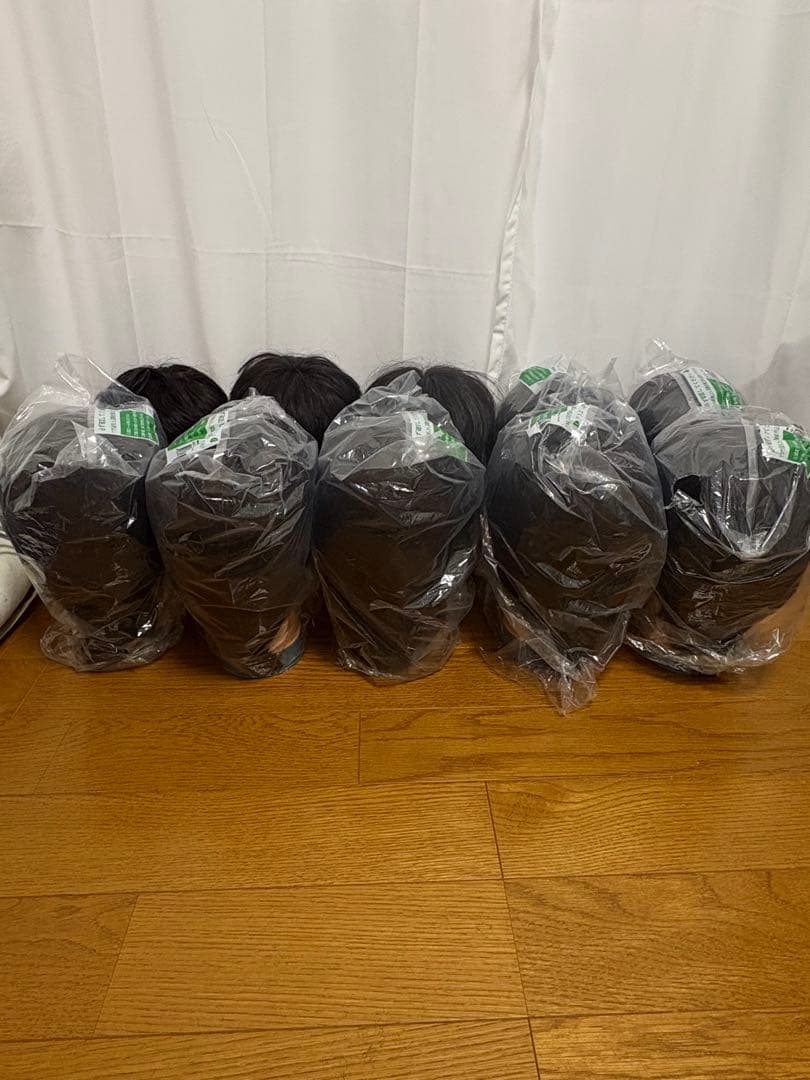 理美容師 練習用カットウィッグ10体