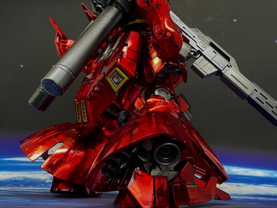 Y*A様 RG 1/144 ガンダムベース限定 サザビー メカニカルコアメッキ