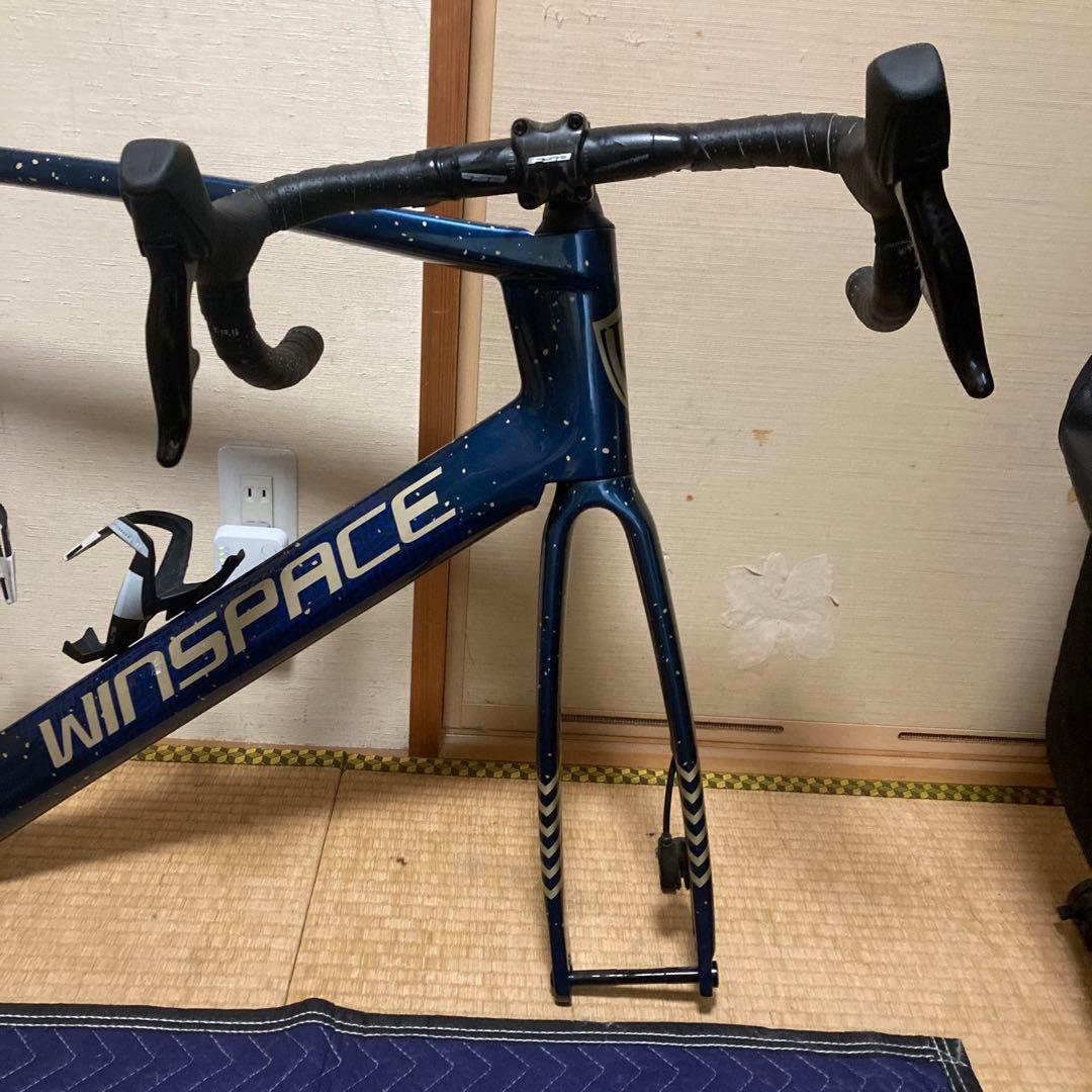 最終値下げWINSPACE ロードバイクフレーム XL スパークル大分カラー