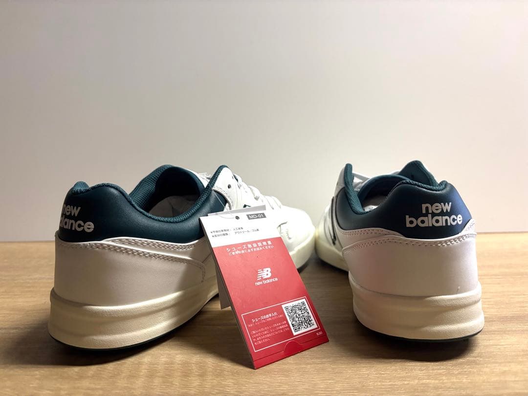 未使用 28cm 2E ニューバランスゴルフシューズUGC480PAホワイト