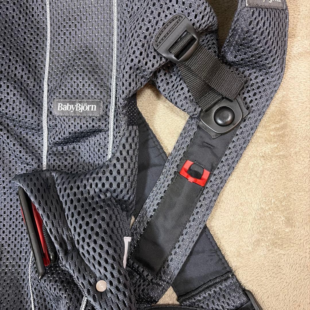 BabyBjörn ベビーキャリアMINI Air アンスラサイト メッシュ