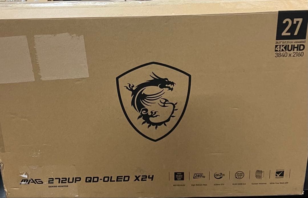 MSI ゲーミングモニター MAG 272UP QD-OLED X24