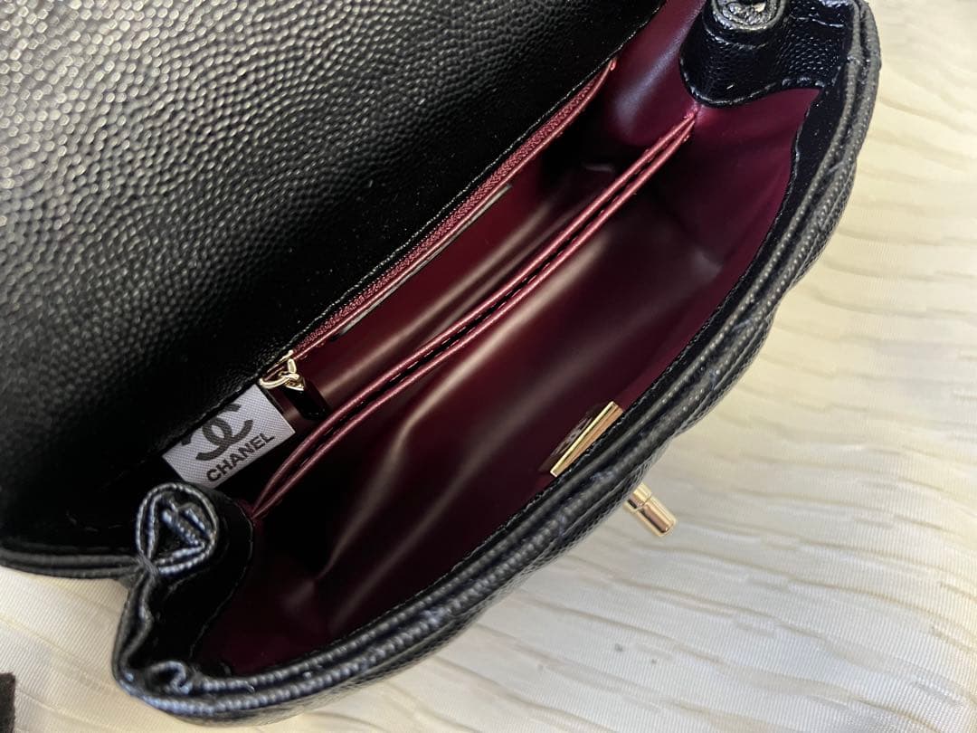 や*様 CHANEL ブラック キルティング ショルダーバッグ　ノベルティ