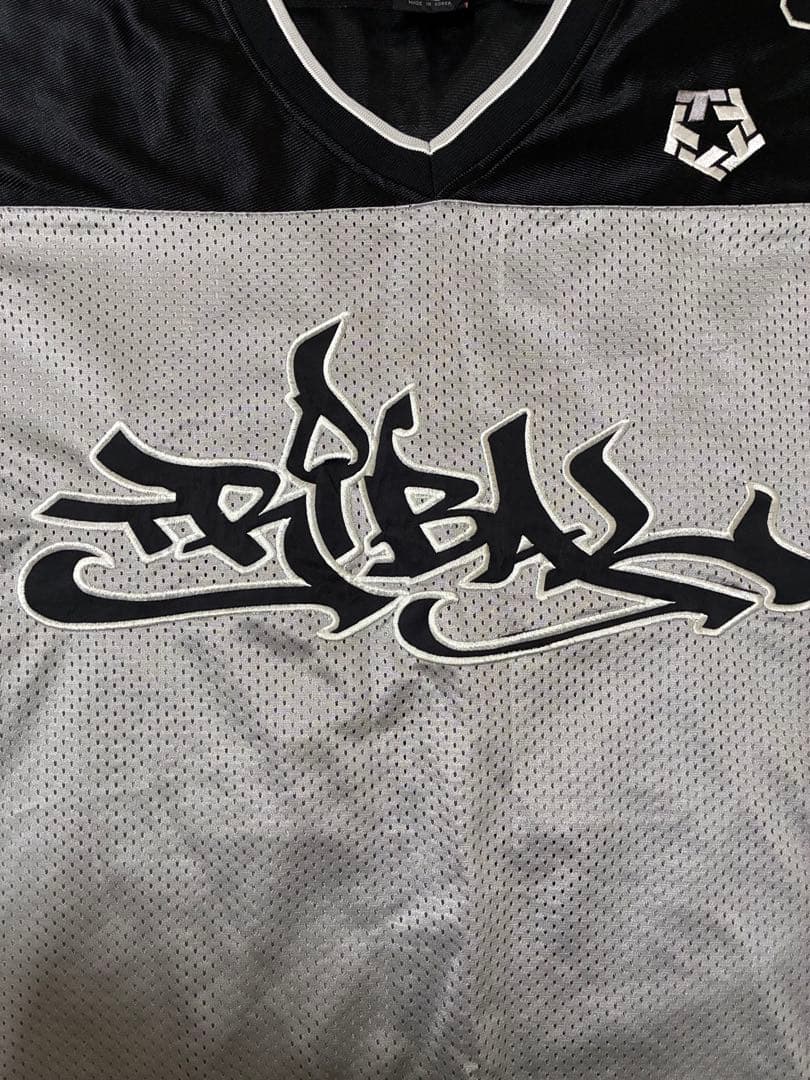 XXL！トライバルギアTRIBAL GEARアメフト メッシュシャツナンバリング