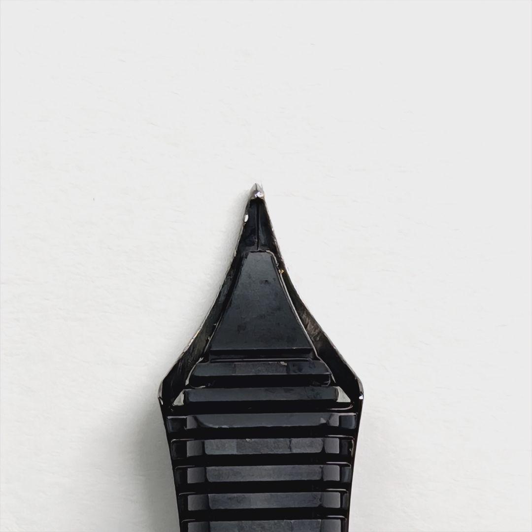 【カスタム万年筆】セーラー万年筆 シリントステンレスマット B→長刀風研ぎ