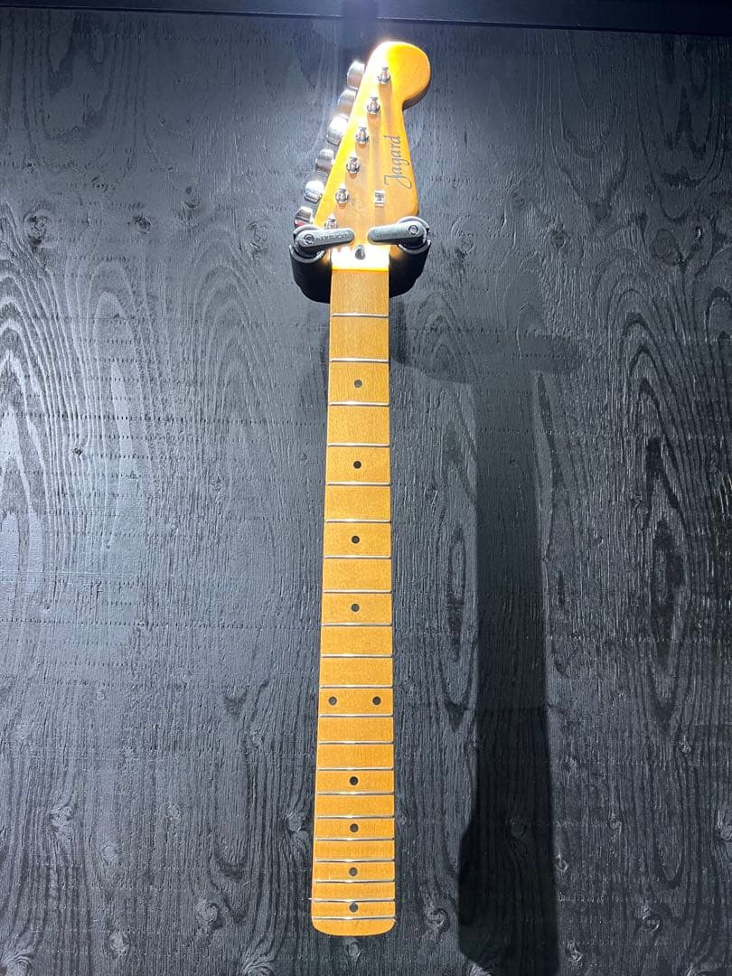 国産　ジャガード　バーズアイメイプル　ネック　ワンピース