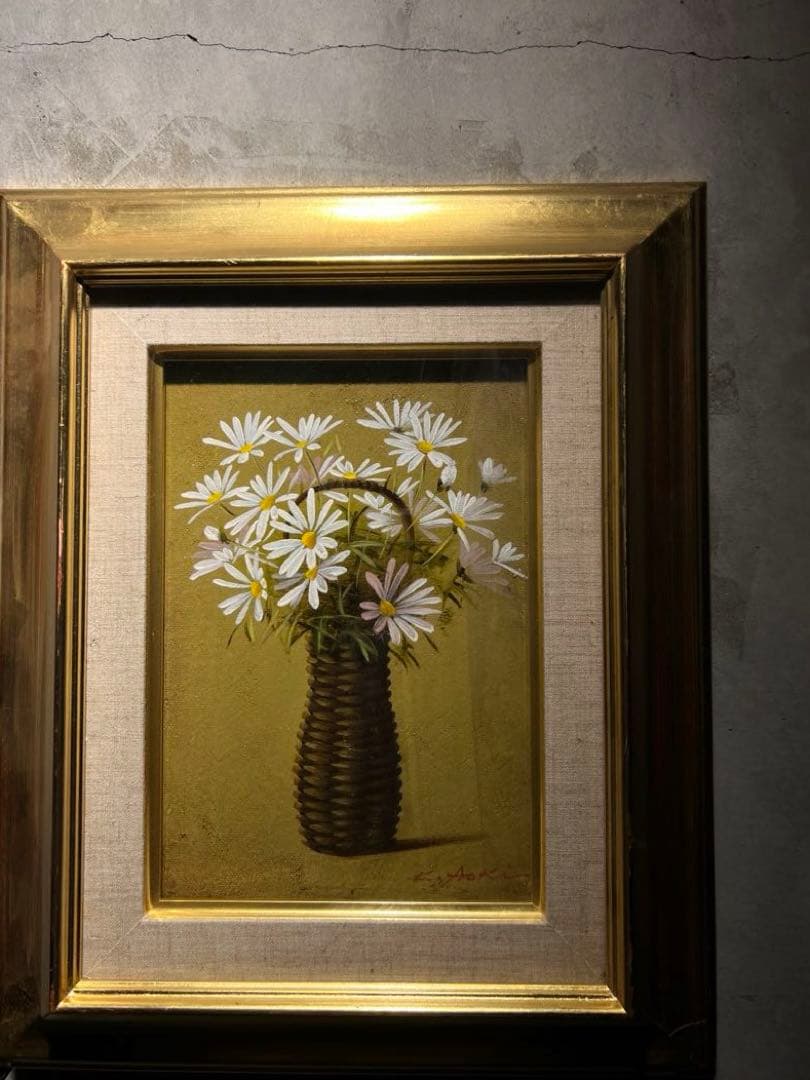 写実画【Margaret】油彩画　直筆サインあり