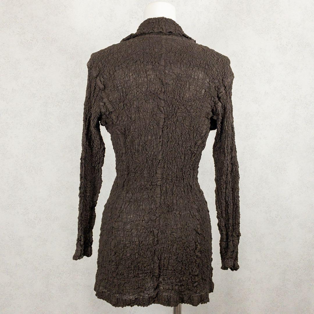 ISSEY MIYAKE ME カリフラワー　シワ加工　カーディガン　ジャケット