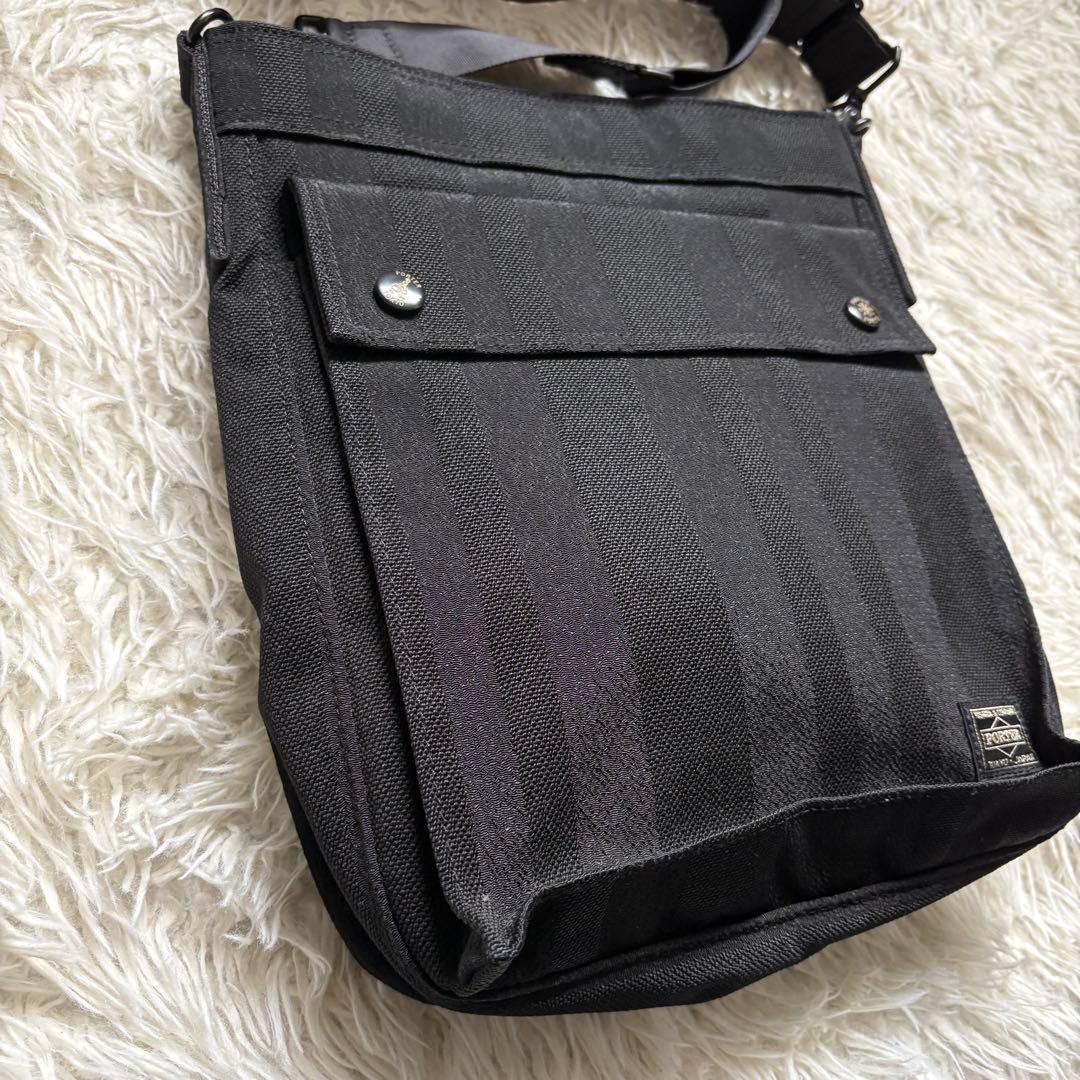 完売品　PORTER ポーター　タンゴブラックシリーズ　ショルダーバッグ　黒