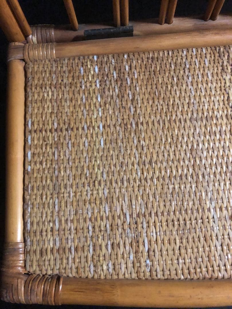 便利な収納♦️ラタン ベンチ♦️コンパクトサイズ♦️土台が木材で丈夫です♦️送料込