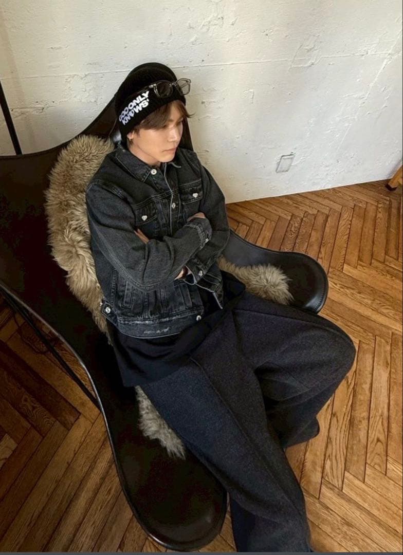 GOD ONLY KNOWS WOOLLY WIDE PANTS 岩田剛典