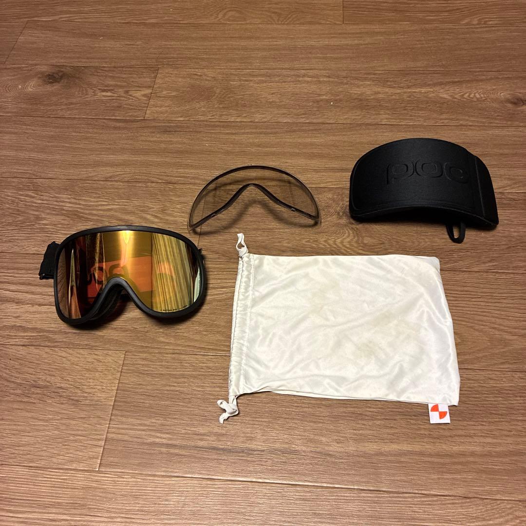 あおくんパパ　POC ゴーグル BIG 黒フレーム