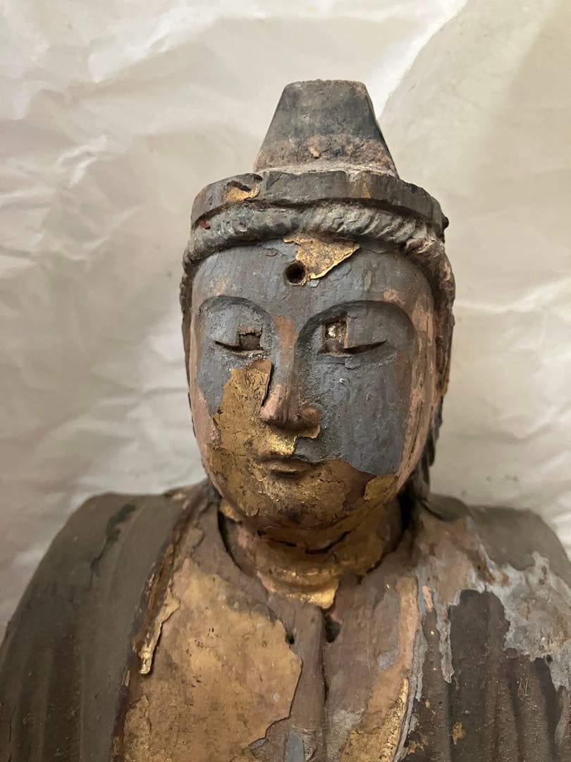 アンティーク　骨董　木彫　仏像　千手観音菩薩？　古美術