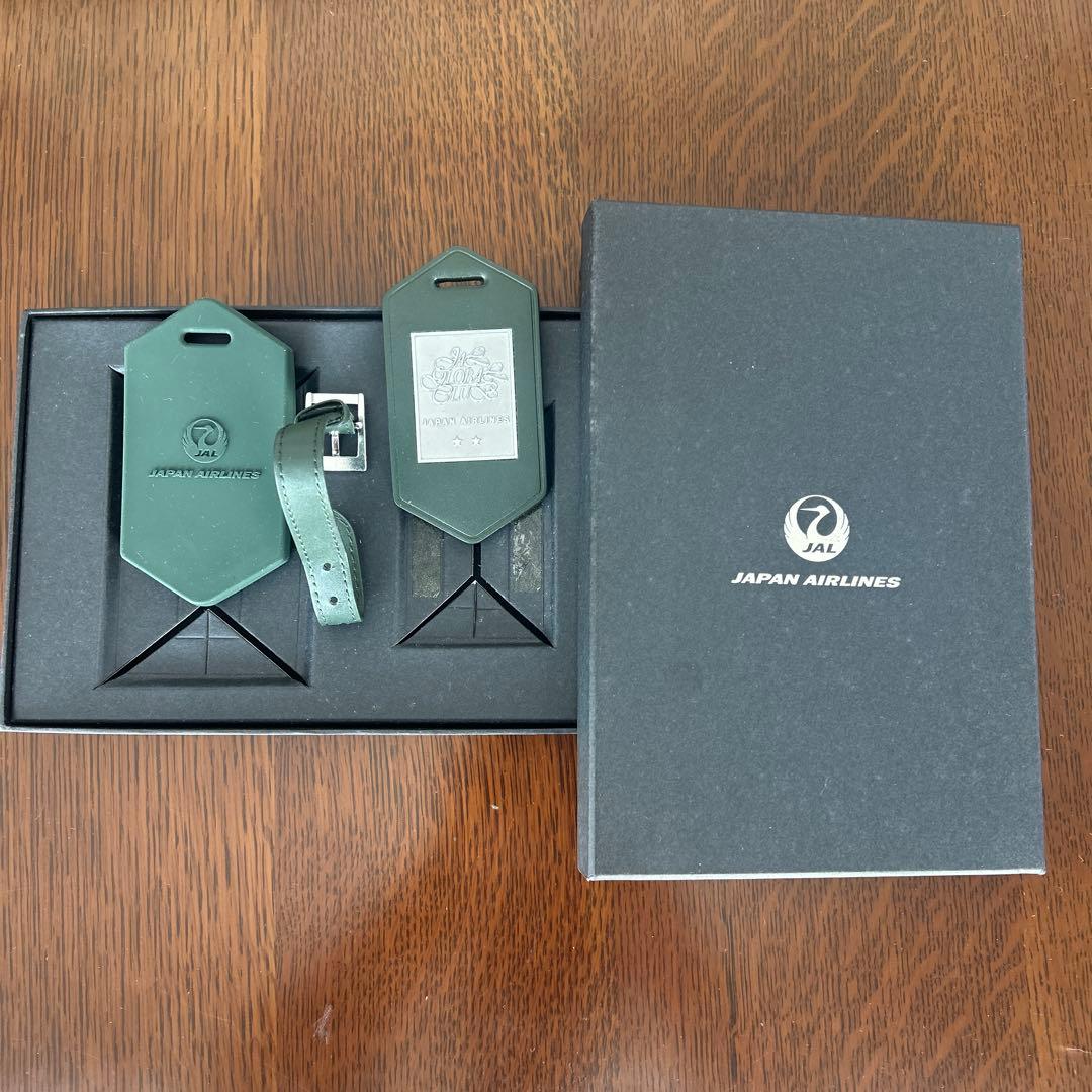 JAL JGC ネームタグ （カバー付）グリーン
