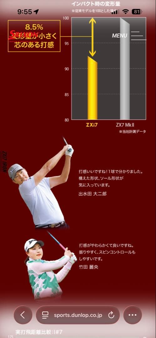 ZXi5 モーダス115 6本セット カスタム