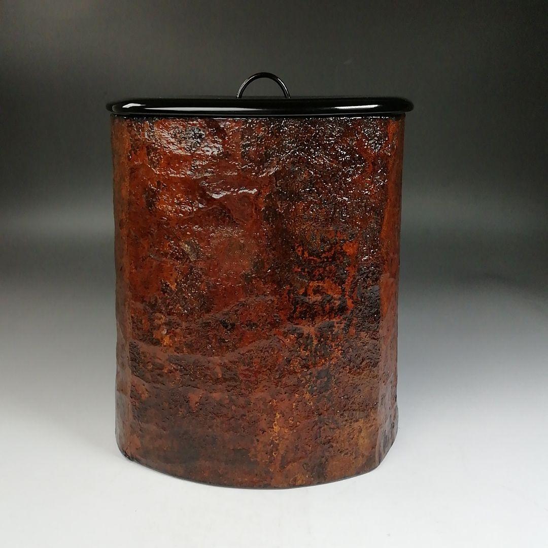 Ｗ１９２　水指　『輪島塗　水指』　共箱　茶道具