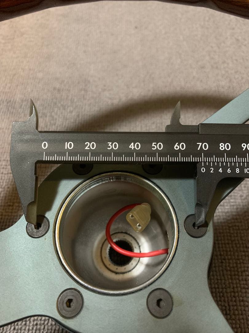 当時物　Baron バロン　ウッド　ステアリング　34π