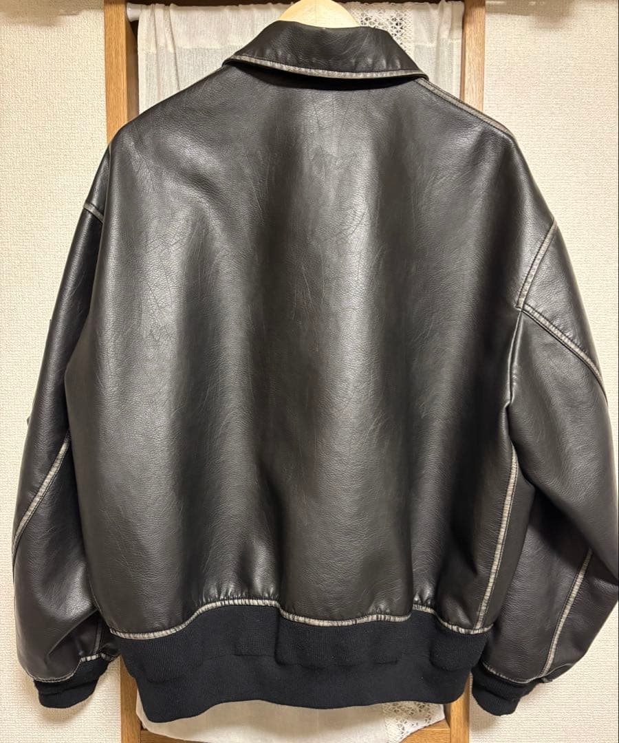 SLY レザーブルゾン