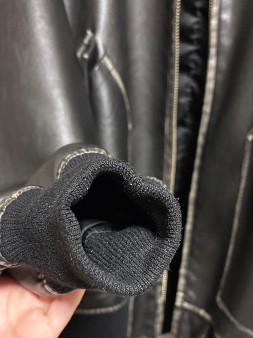 SLY レザーブルゾン