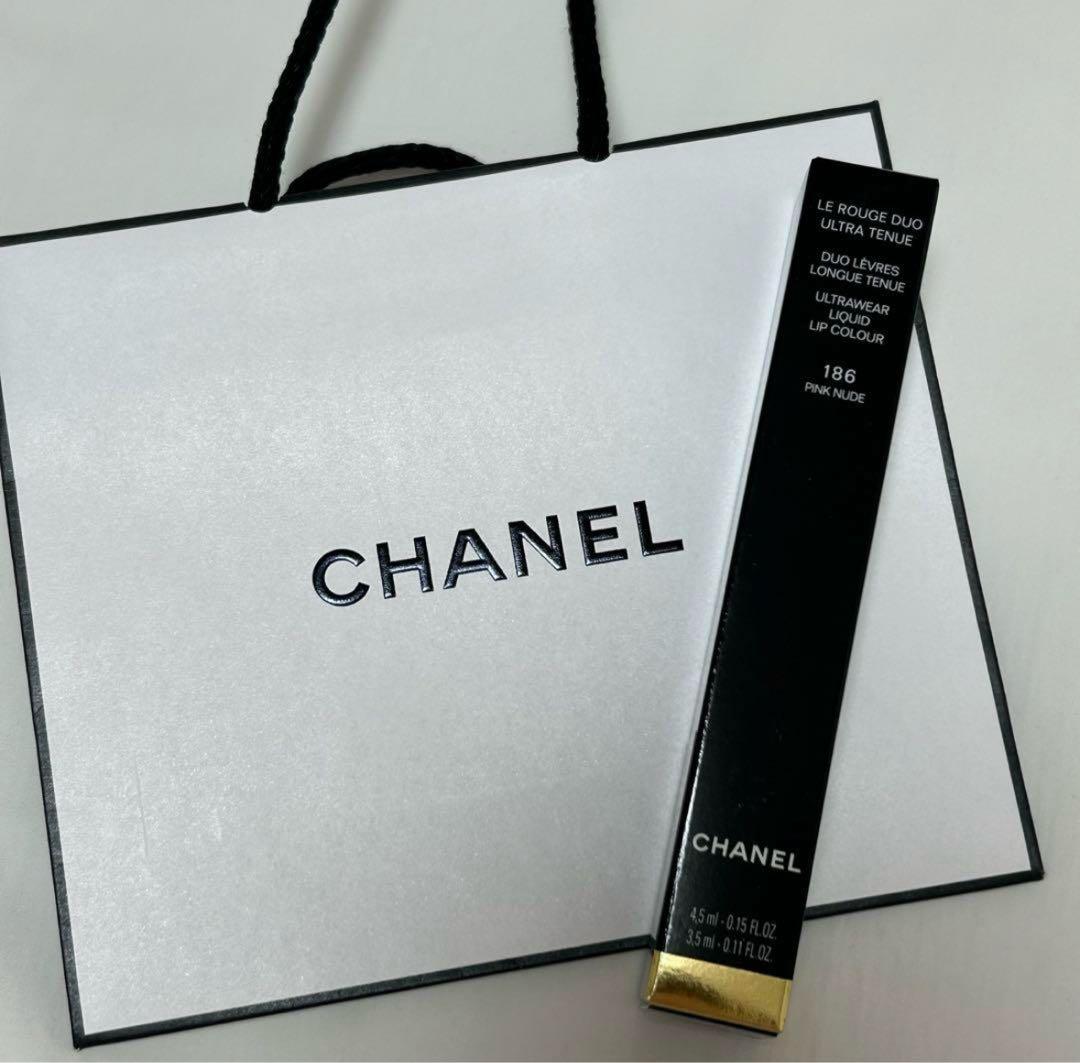 CHANEL ル ルージュ デュオ ウルトラトゥニュ 186 ショッパー付