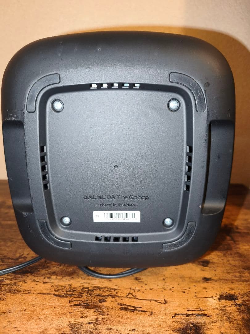 BALMUDA The Gohan K08A-BKブラック IH電気炊飯3号炊き