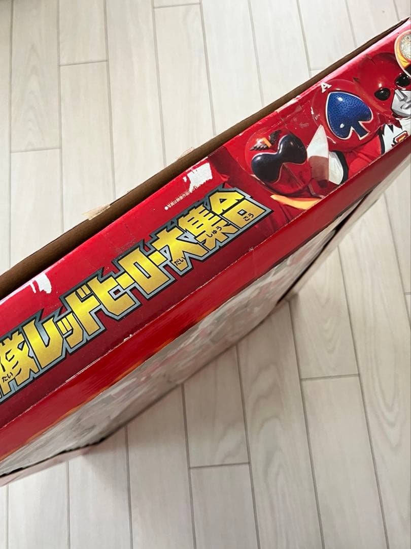 ★新品未使用！スーパー戦隊シリーズ 25戦隊レッドヒーロー大集合　ソフビセット★