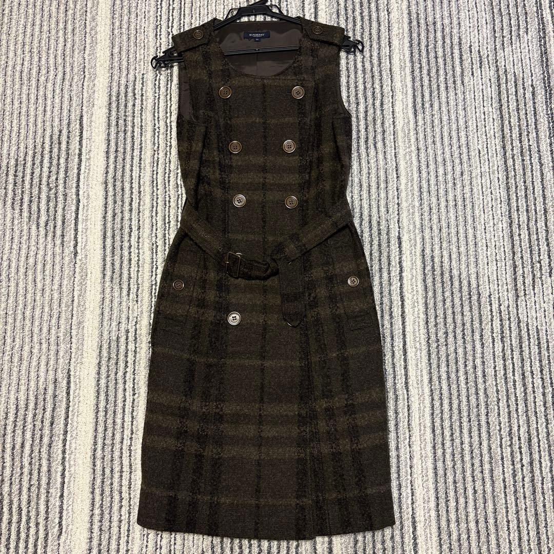 Sam バーバリーロンドン ノースリーブワンピース サイズ36