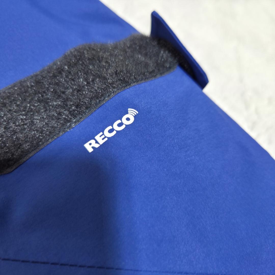 美品ザノースフェイス ビブパンツ　STEEP　ゴアテックスプロ　S　青　ポケット