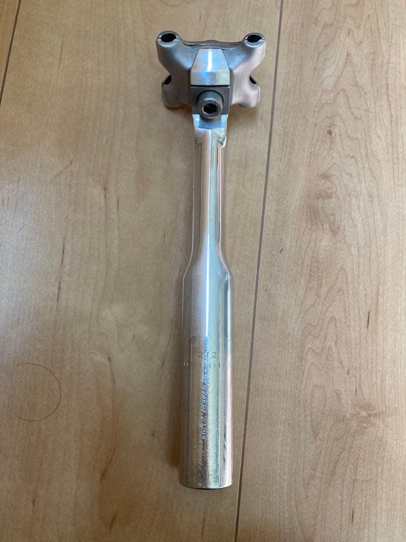 カンパ Cレコ 27.2 シートポストとveloceブレーキ