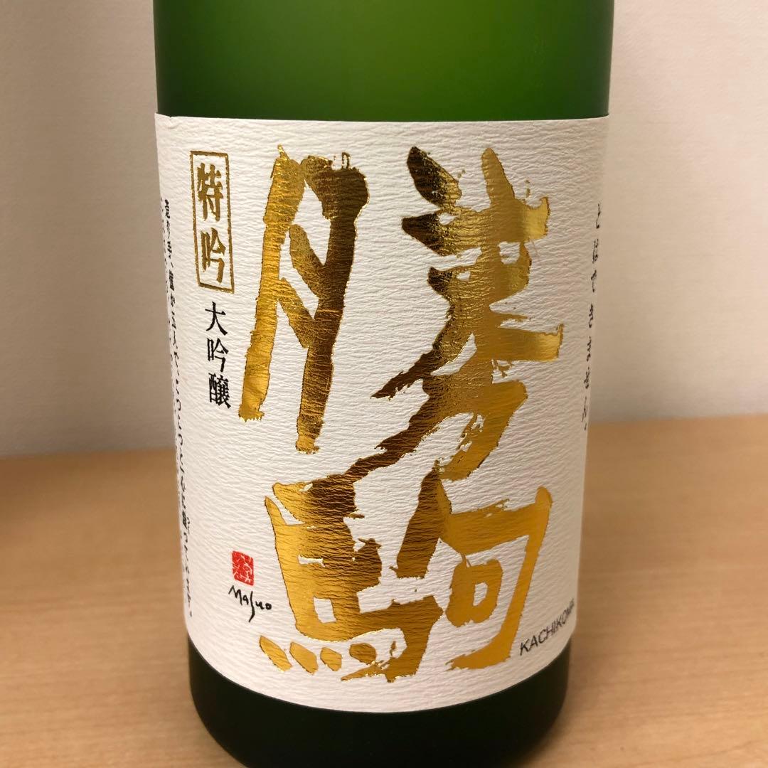 希少!!【未開封】勝駒 特吟 特別大吟醸 720ml 化粧箱付 限定品 金文字