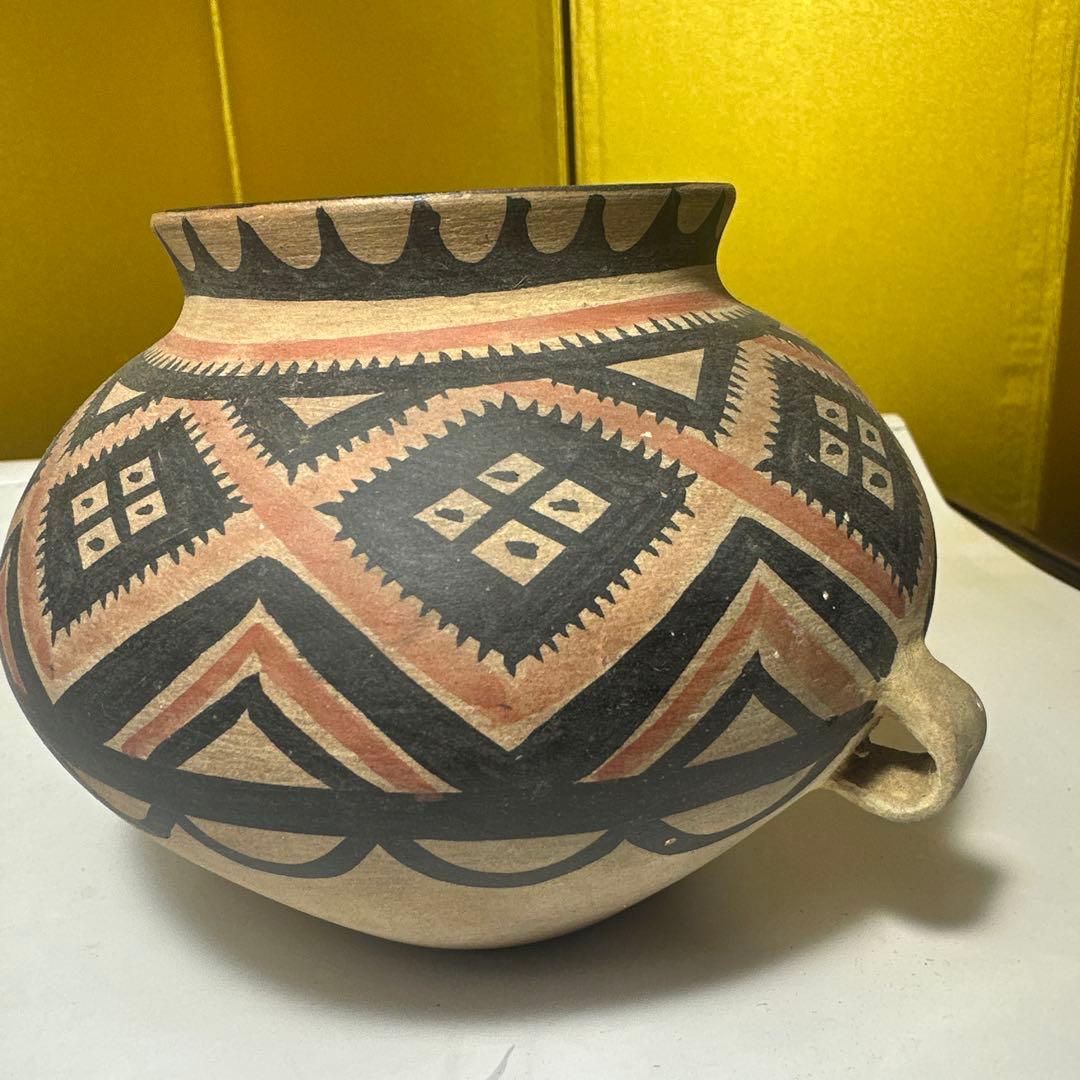 中国，骨董，彩陶，纪元前，陶器の丸型壺