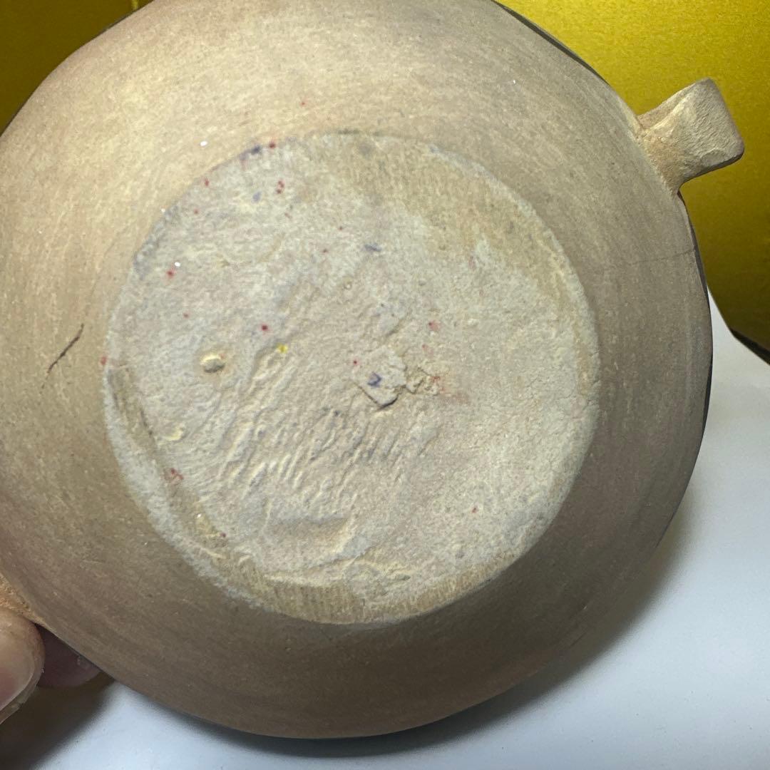 中国，骨董，彩陶，纪元前，陶器の丸型壺