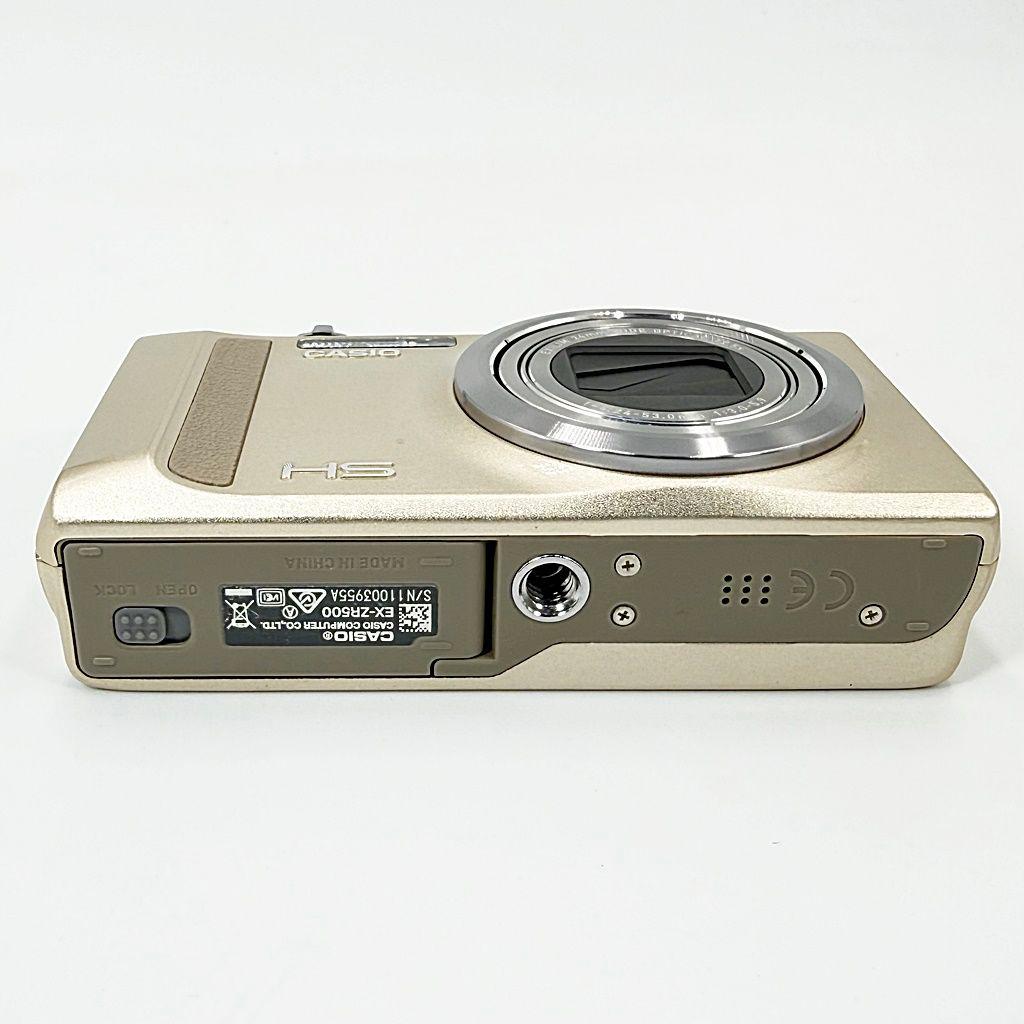カシオ EXILIM EX-ZR500 GD ゴールド コンデジ カメラ 中古