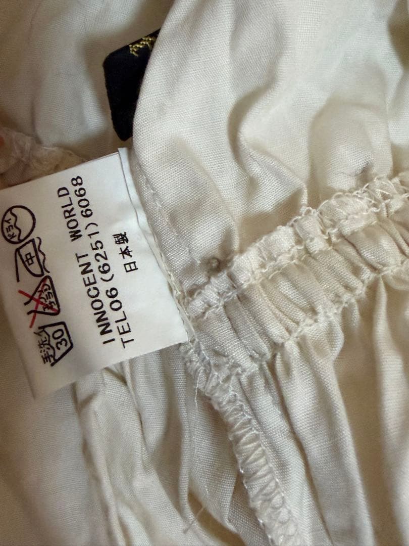 イノセントワールド　薔薇レースピンタックブラウス　　ブラウス　ロリータリ