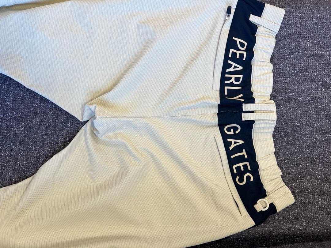 PEARLY GATES ゴルフパンツ MLG 198 クリーム色サイズ5