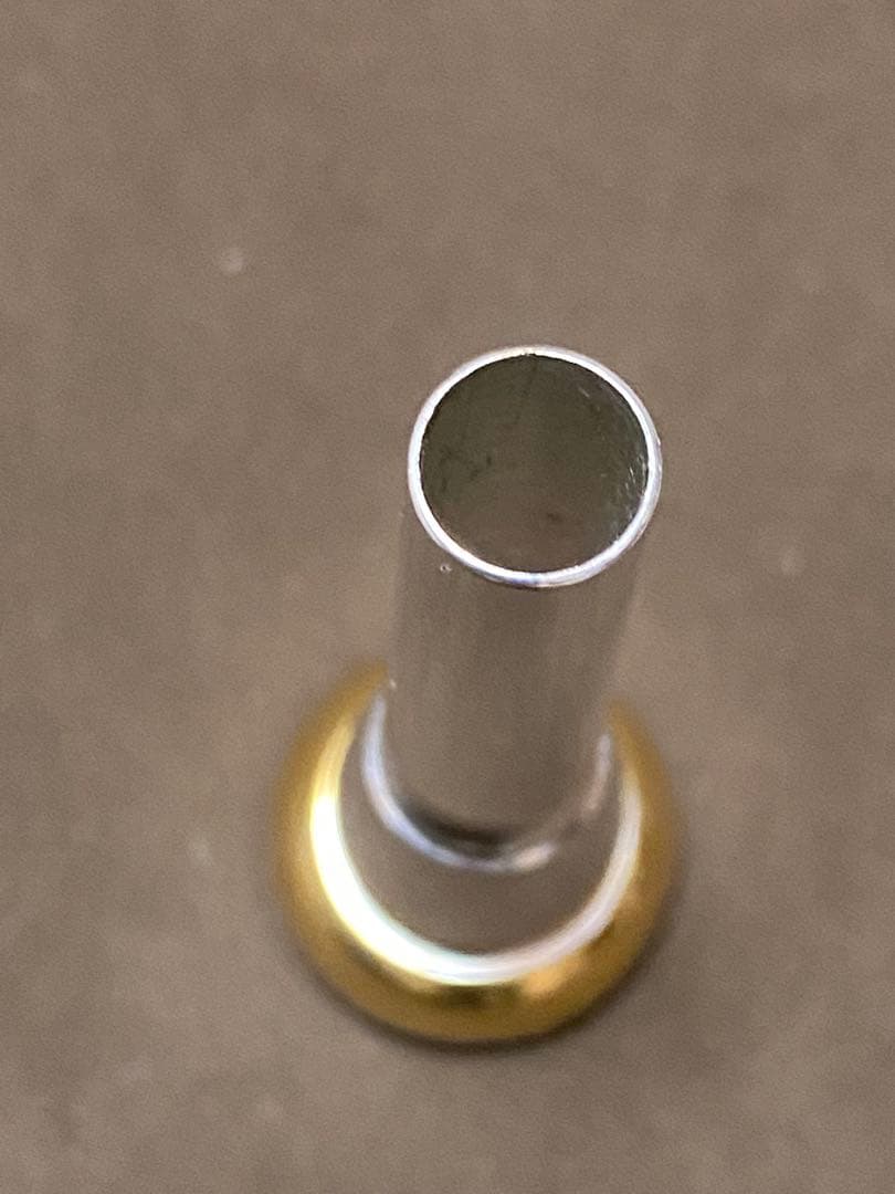 ストンビトランペットマウスピース　3 1/2Cリムゴールド