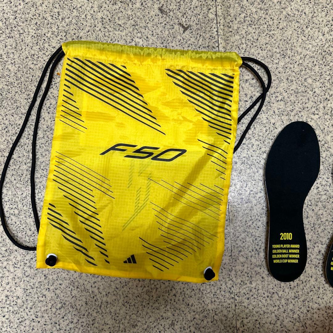 adidas F50 イエロー バッグとインソールセット