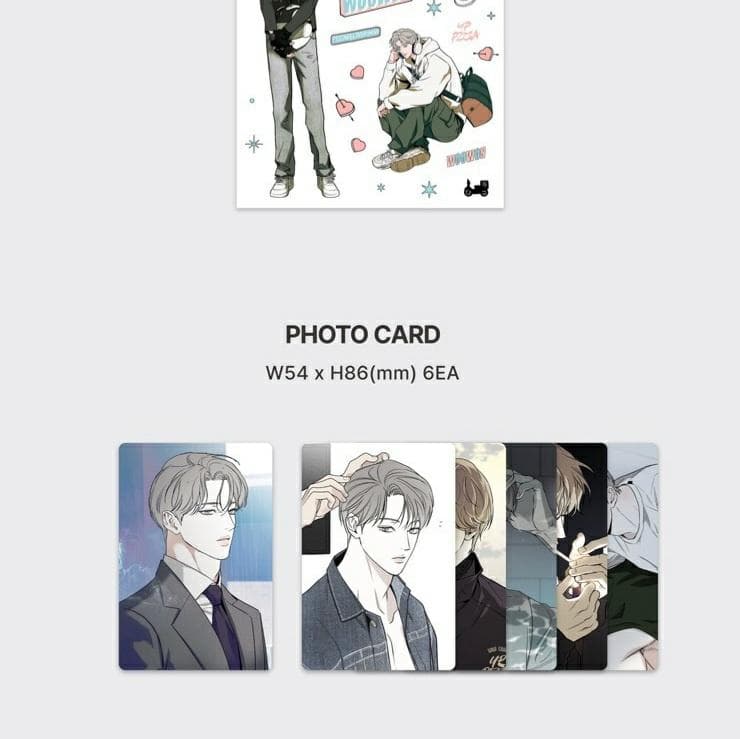 韓国BL ピザ配達員 キャンバスフレーム トレカセット